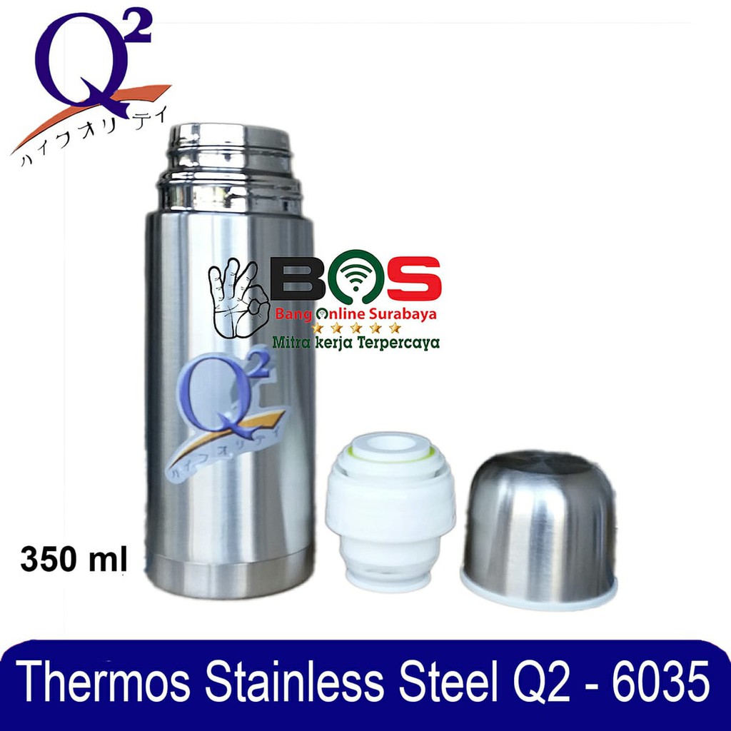 Termos Thermos Air Panas dan Dingin Stainless 350 ML Q2-6035 Q2 6035