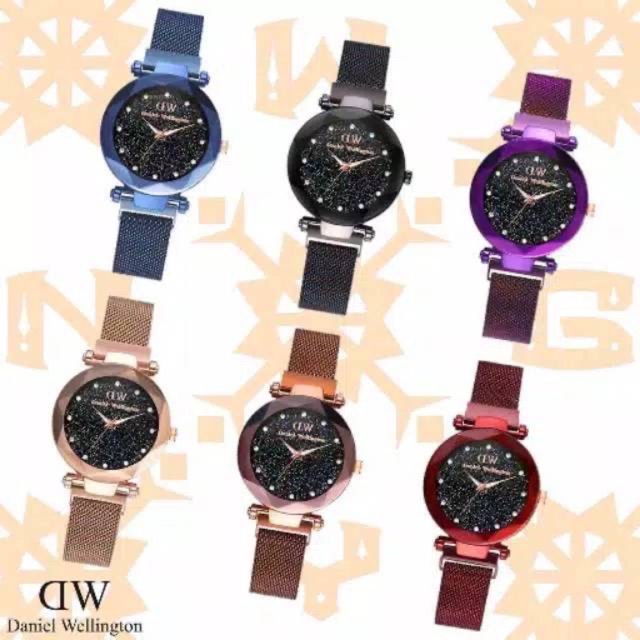 Jam Tangan Wanita Magnet Diamond Dww Terbaru