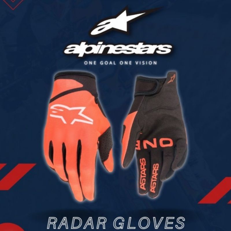 Jual Sarung Tangan ALPINESTARS Radar Gloves 2022 Original Indonesia