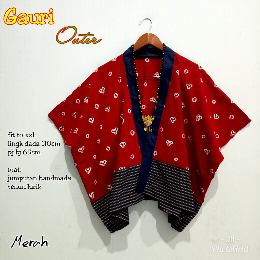 Gauri Outer Jumputan handmade | Etnic outwear