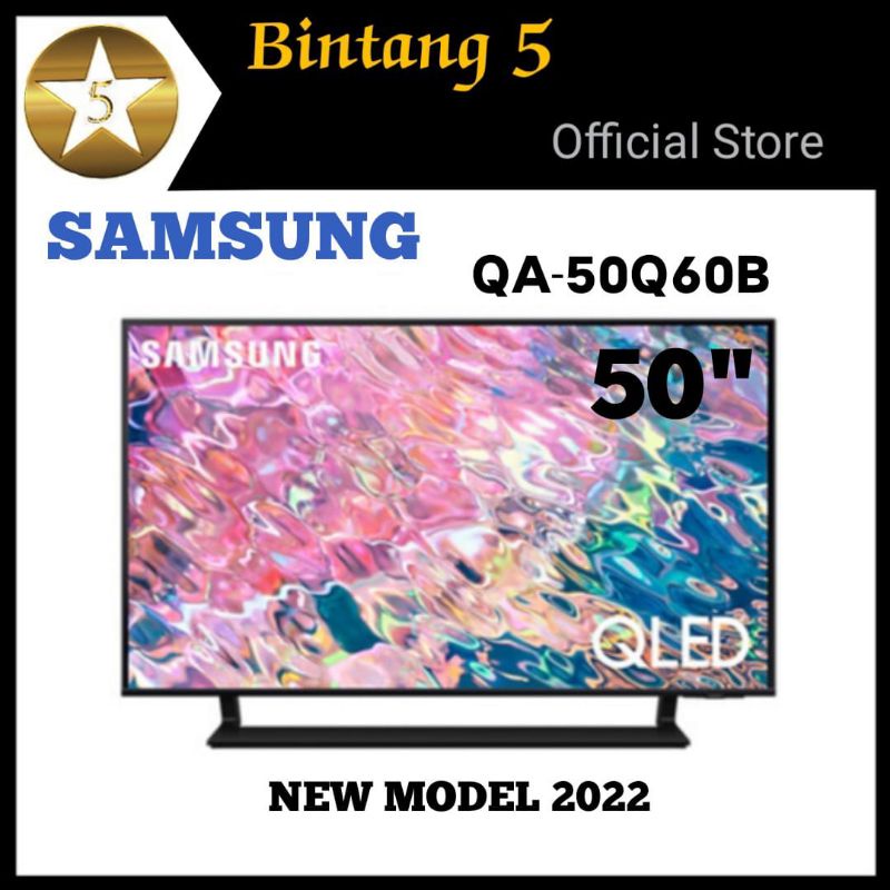 SAMSUNG QLED 50 INCH QA50Q60B Samsung 50Q60B QLED 4K SMART TV 50" Samsung 50Q60 terbaru