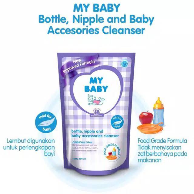 MY BABY - BOTTLE NIPPLE &amp; BABY ACCESORIES CLEANSER / PEMBERSIH BOTOL &amp; PERLENGKAPAN BAYI