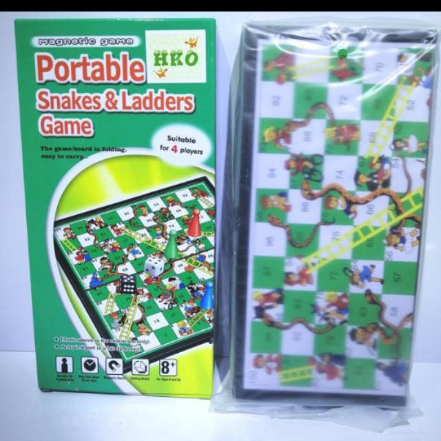 ULAR TANGGA MAGNET/ Mainan ular tangga magnet