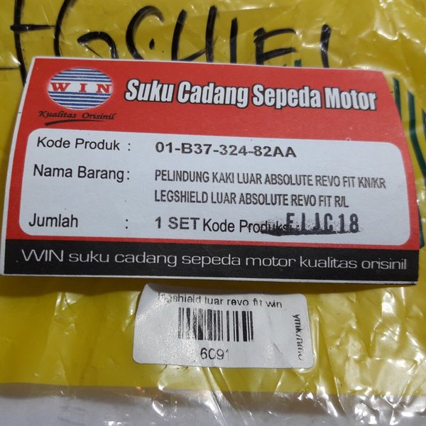 Legshield Legsil Atau Sayap Luar Bawah Revo Fit Merk WIN Kualitas Terjamin