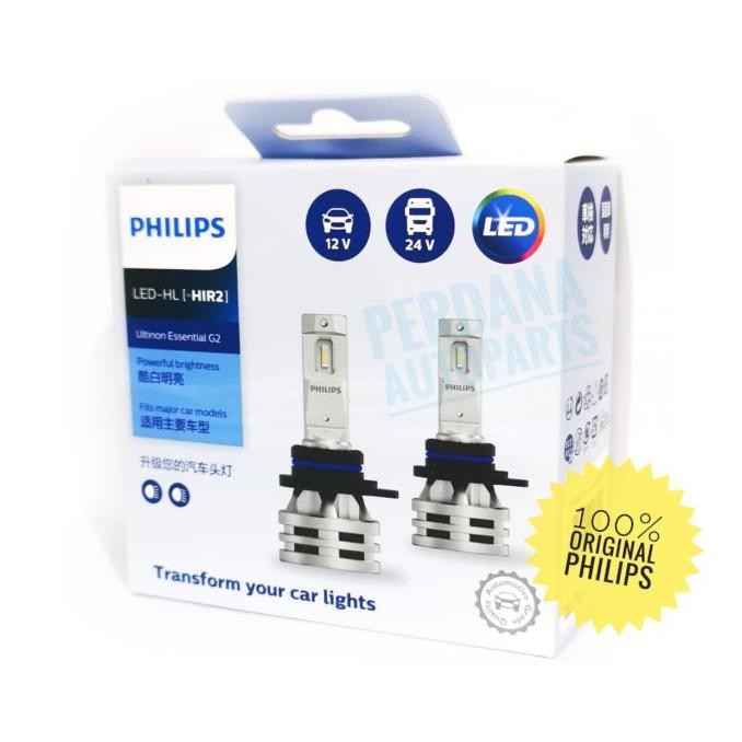 Jual Philips Led Ultinon Essential G2 Hir2 Brio Rs / Mobilio Rs Jamin Asli - Hir2 Hl Gilaa