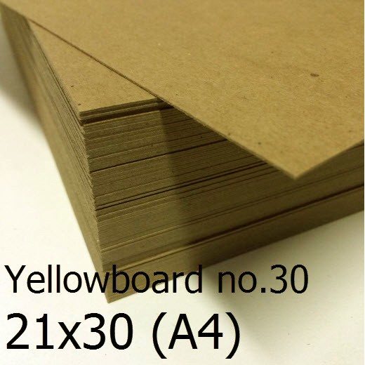

Yellow board no.30 / bot karton hard board - 21x30 (A4)