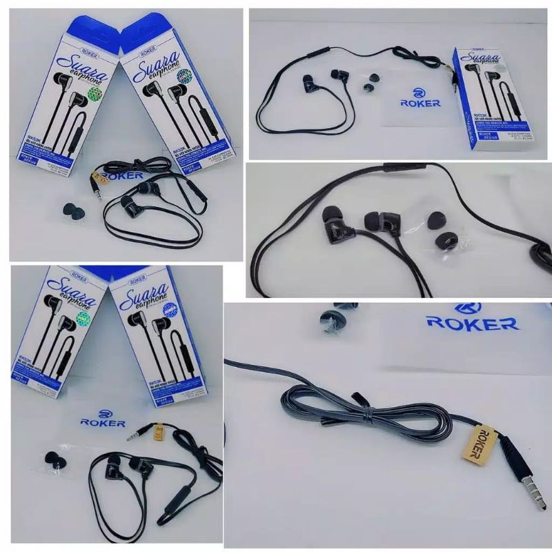 Headset ROKER SUARA RK53K Hansfree Earphone Roker SUARA Rk53k Original