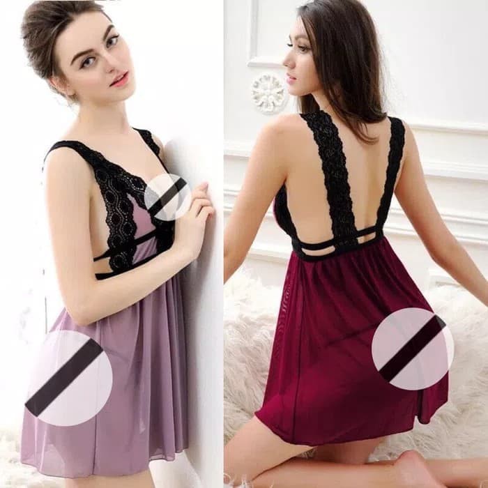  BAJU  TIDUR  WANITA TERABARU SEXY DRESS LINGERIE BAJU  