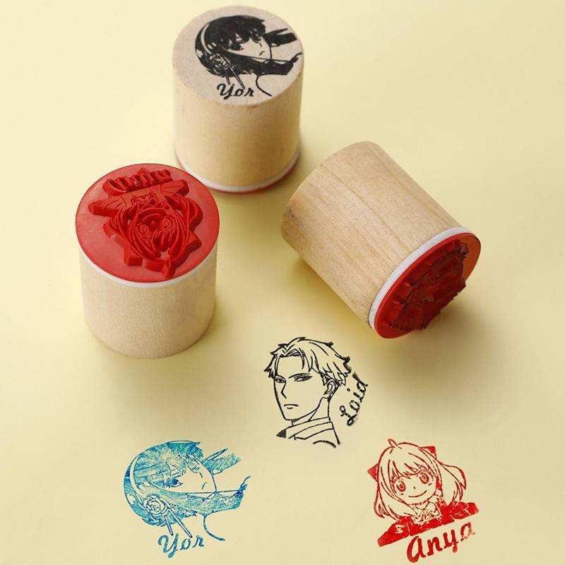 SXF010 – Stempel Stamp Spy x Family Anya Anime Cosplay Jepang