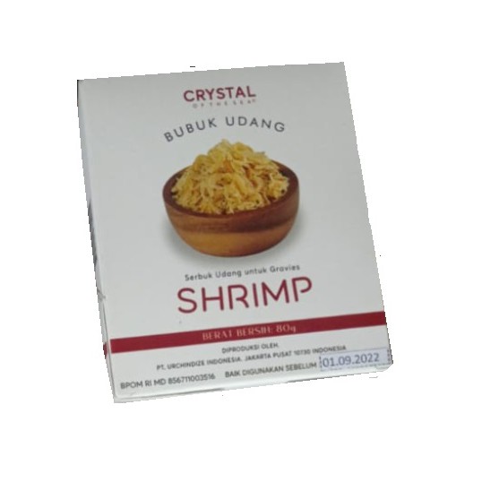 

Crystal of the Sea - Shrimp Powder 80gr - Bubuk Udang 80 gr - MPASI 6 bulan