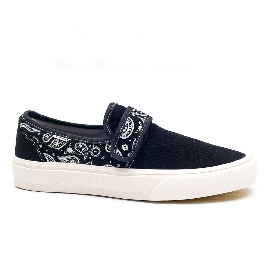 Bagus Banget.. SEPATU TIMEBOMB VULCANIZED | SLIPON VELCRO  V5 | PAISLEY