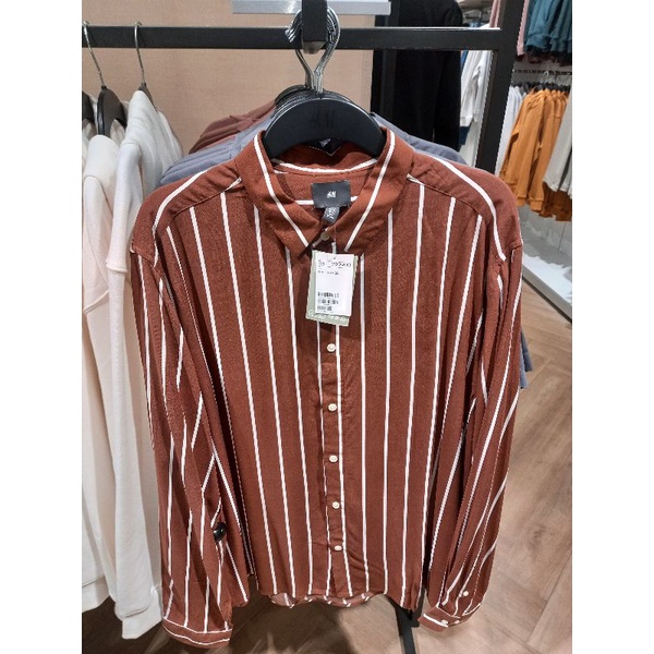 H&M kemeja stripe