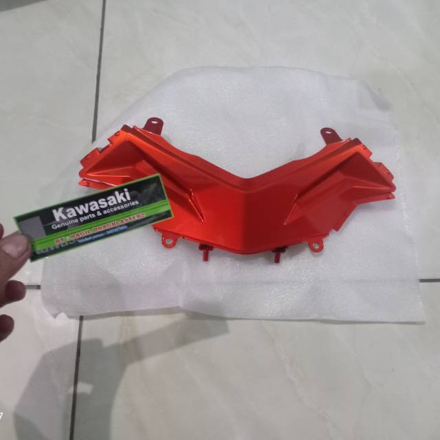 Cover body tengah jok ninja 250 fi z250 orange original Kawasaki