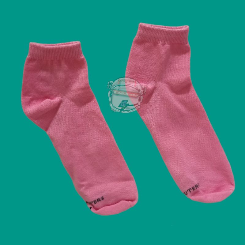 Kaos Kaki Polos Angkle Sock Spandex Tebal / Kaos Kaki Polos Pink