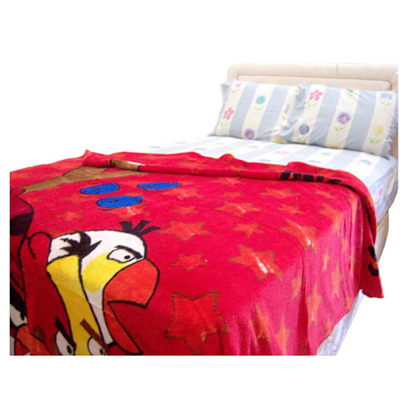 Selimut Besar Super Lembut dan Tebal - Angry Bird Merah