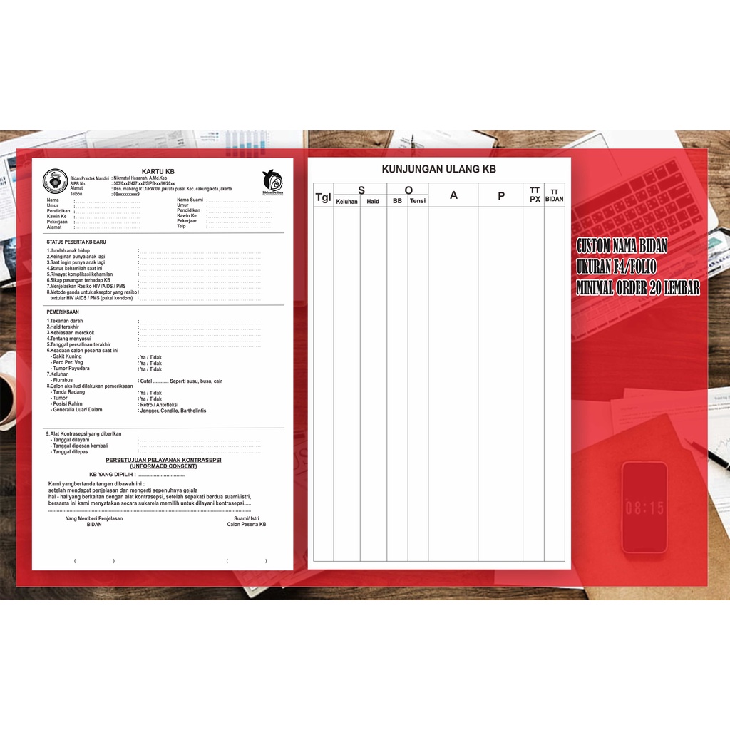 

Kartu Kb terbaru 2023 Buku Visitasi Ibu Bidan