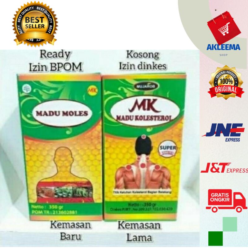 

MADU MOLES/MADU KOLESTEROL/MADU MOLES KOLESTEROL MUJARAB NETTO 350 GRAM