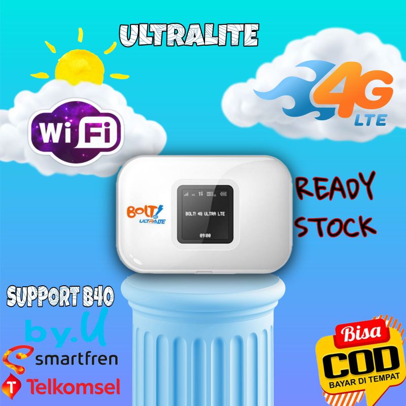 Modem mini wifi 4G Unlock Bolt ULTRALITE MAX dan SLIM