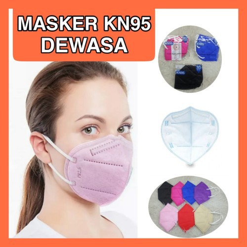 Masker KN95 WARNA WARNI MIX warna