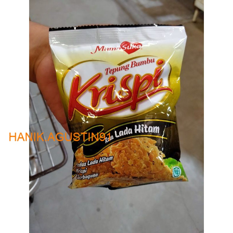 

MamaSuka - Tepung Bumbu Krispi Lada Hitam 180gr SS91