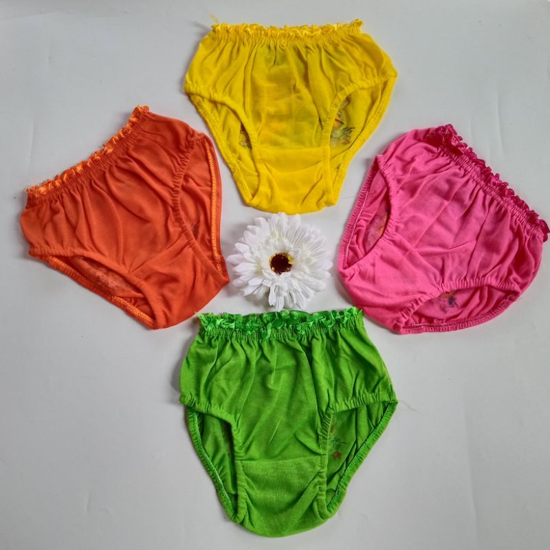 Lusinan 12 PCS Celana Dalam Anak Perempuan Pita Lucu