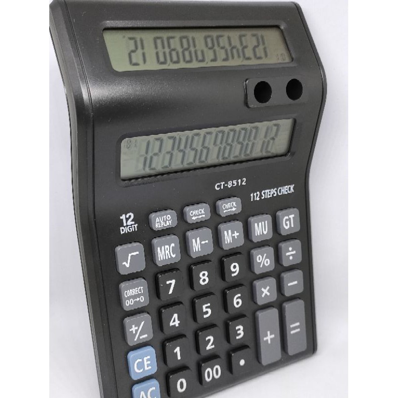 

kalkulator 2 layar ct 8512 / 12 digit