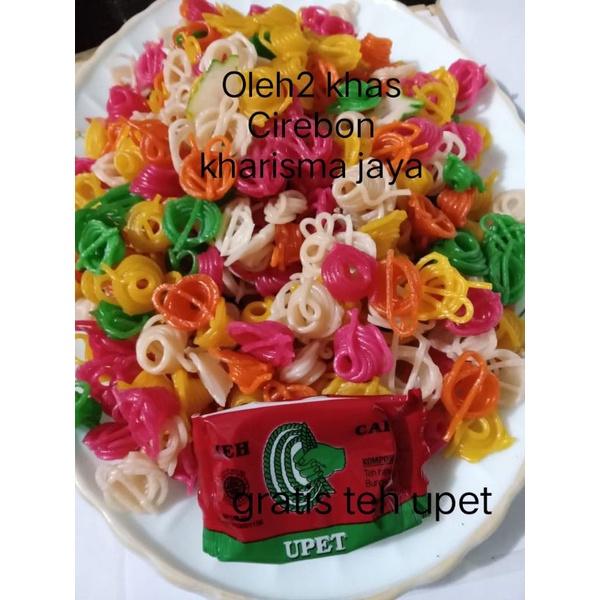 

Krupuk keongg warna warni enak bgtt rasa 500 gram.
