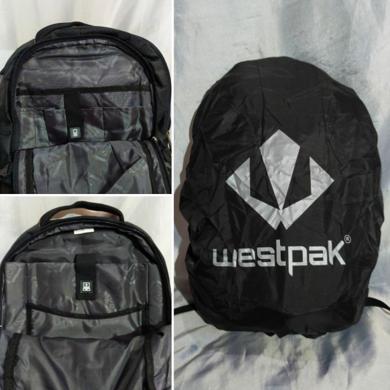 tas ransel laptop - daypack - backpack - westpak 63WP653 original free raincover