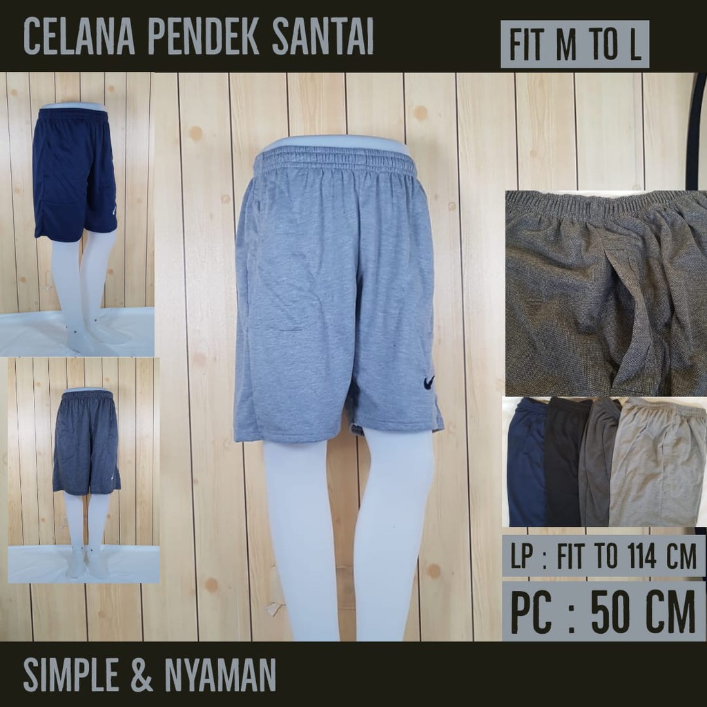 Celana training pendek pria / celana pria / celana santai / celana sport