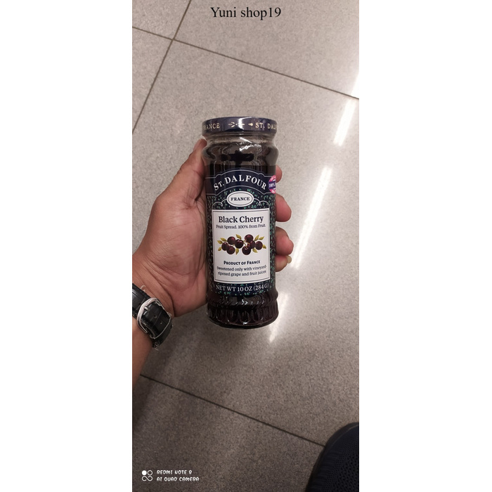 

selai st dalfour blueberry - selai import france prancis 284g - black cherry