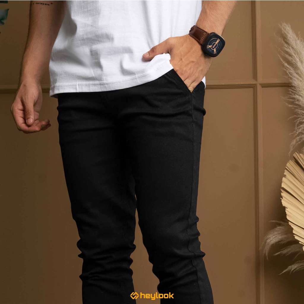 HEYLOOK Project - Celana CHINO Panjang Pria Chino Long Pants Chino Heylook Kerja Casual