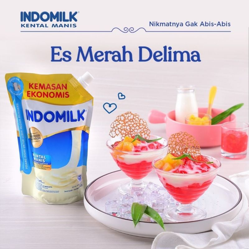 

INDOMILK KENTAL MANIS PUTIH POUCH 545GR-INDOMILK 545GR