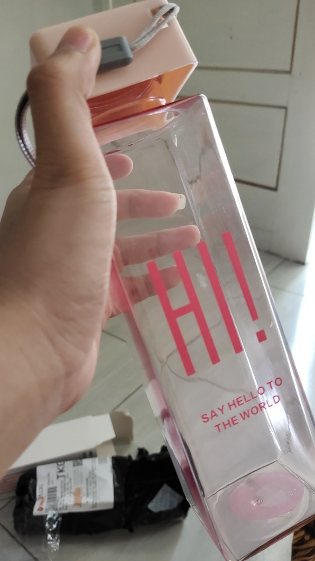 Pr119 Botol Minum Elegan Bpa Free Anti Bau Anti Pecah