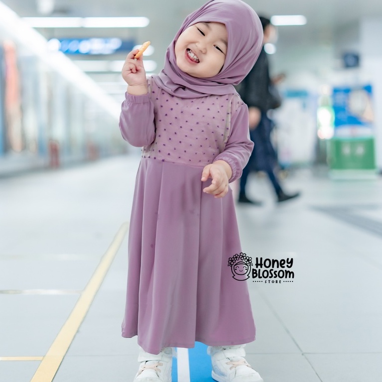 HONEYBLOSSOM gamis anak bayi perempuan / gamis bayi alesha