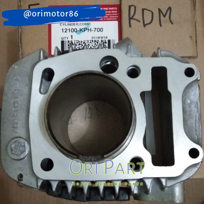 Blok Seher Supra X125 Fi lama Blok Piston Supra x 125 fi 12100-KPH-700