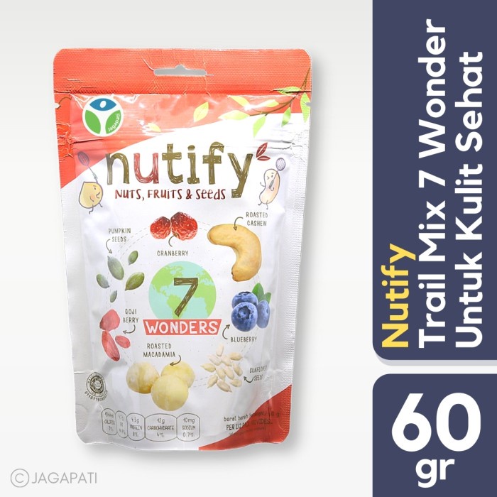 

ds201fs Nutify - Trail Mix 7 Wonders 60Gr - Camilan Antioksidan Dscscv