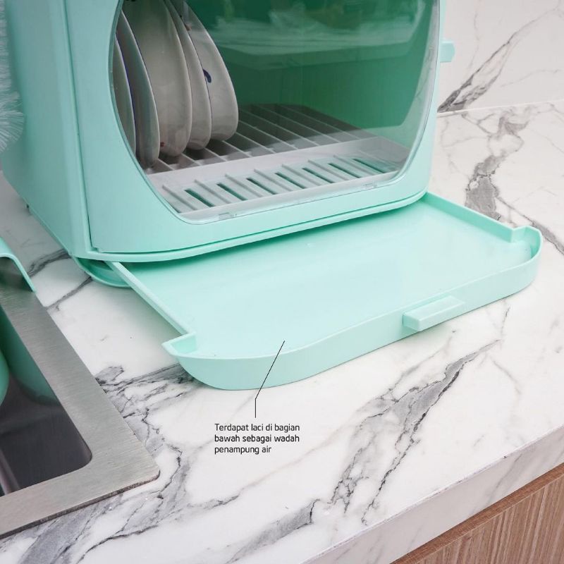 Peniris Piring//Rak Piring//Rak Peniris Piring Susun//Rak Piring Multifungsi// Technoplast Dishes Ra