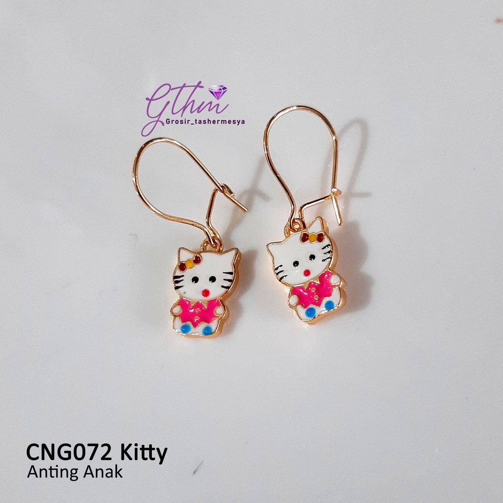 Anting Anak Kitty Anti Karat Anti Alergi Perhiasan Import Premium cocok untuk anak-anak dan remaja ana072