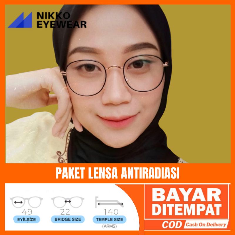 Frame Kacamata 2261, Gratis Lensa Minus ,Kacamata Antiradiasi, Kacamata Korea