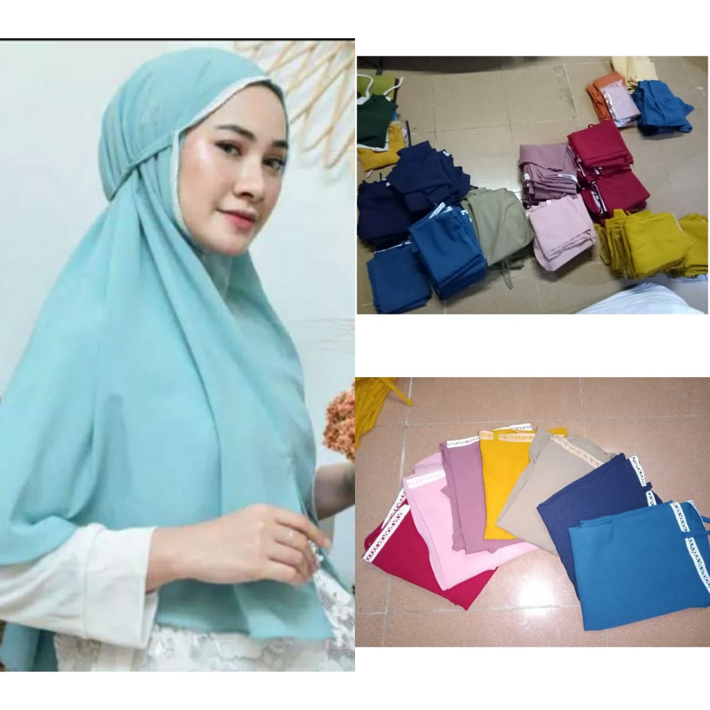 KERUDUNG BERGO INSTANT RENDA / hijab instant renda