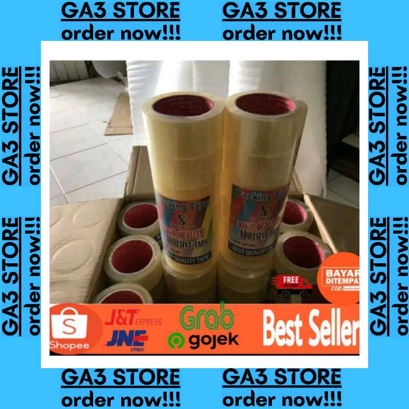 

Lakban Uk 48mm x 90 Yard x 45 mic [ Best Qualty ] - Opp Tape Terbaik dikelas nya - Selevel Daimaru
