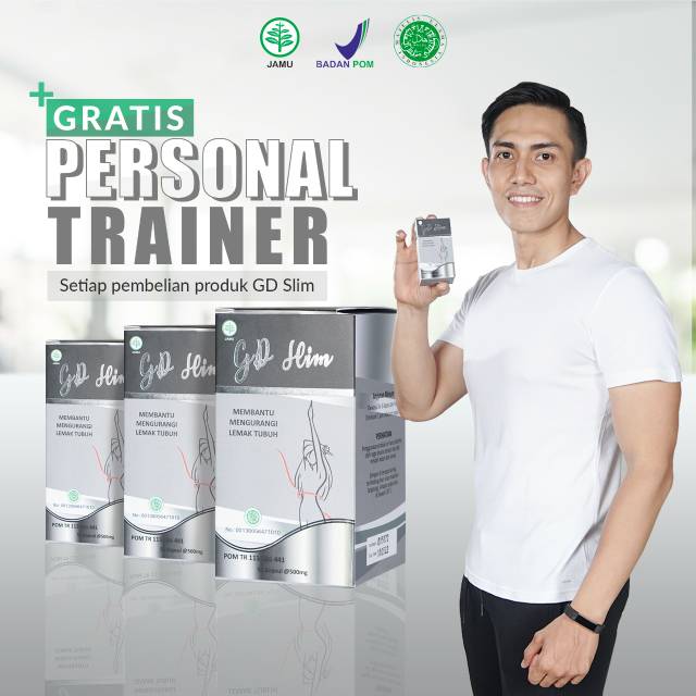 GD Slim - 3 Box Obat Pelangsing - 150 Capsules (BPOM, Halal)