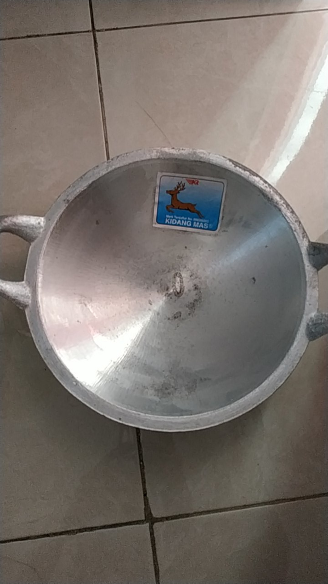 Wajan / Kuali / Penggorengan (ceper) No 10