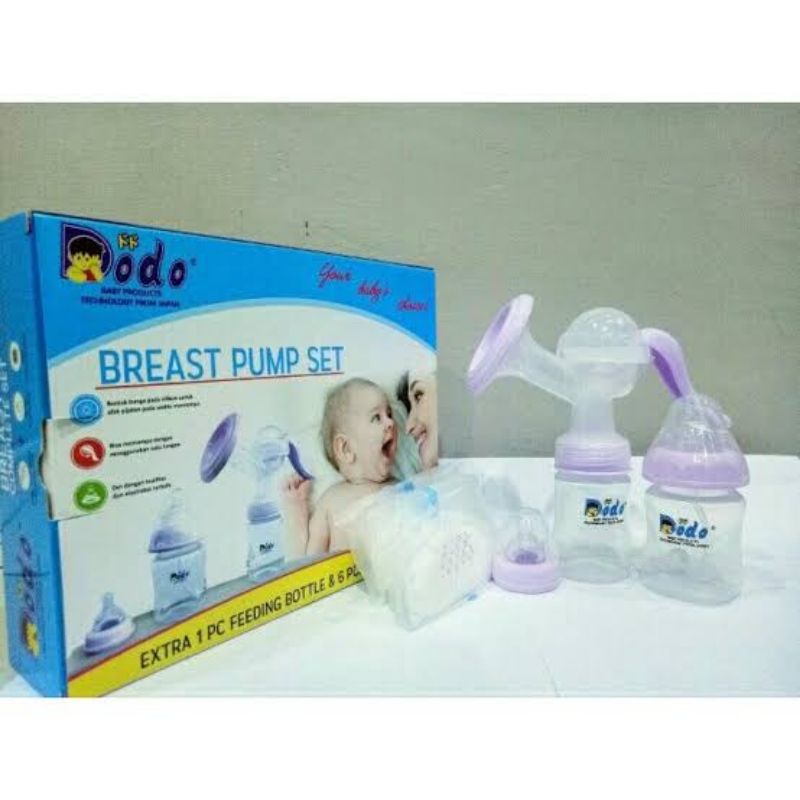 Dodo Baby Breast Pump Set Manual - Dodo Pompa Asi Manual - Manual Breastpump Set