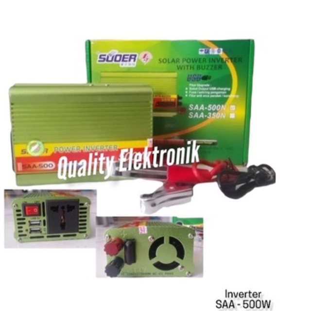 SOLAR POWER INVERTER 500watt 1000 watt 2000 watt merk SUOER