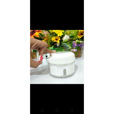 Mini Manual Food Chopper (Blender Tarik Kecil Portable)