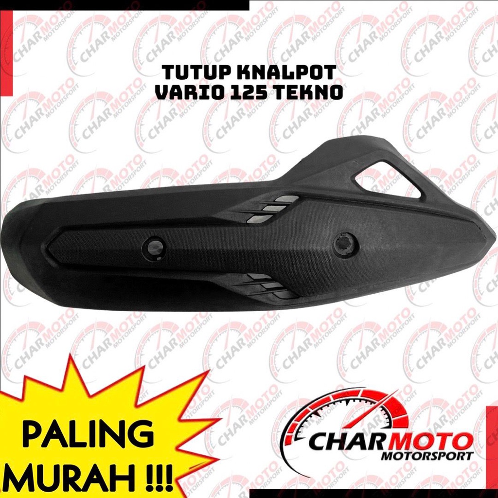 Cover Tutup Knalpot Premium Vario Variasi 110 2017,  125 Tekno, 150 FI , 150 All New 2018, 160 STD, 110 Carbulator Lama PCX 150 PNP - Charmoto