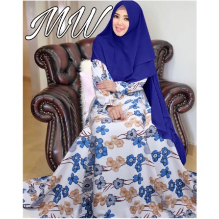 Baju Gamis Muslim Terbaru 2021 Model Baju Pesta Wanita kekinian Bahan Monalisa Kondangan remaja