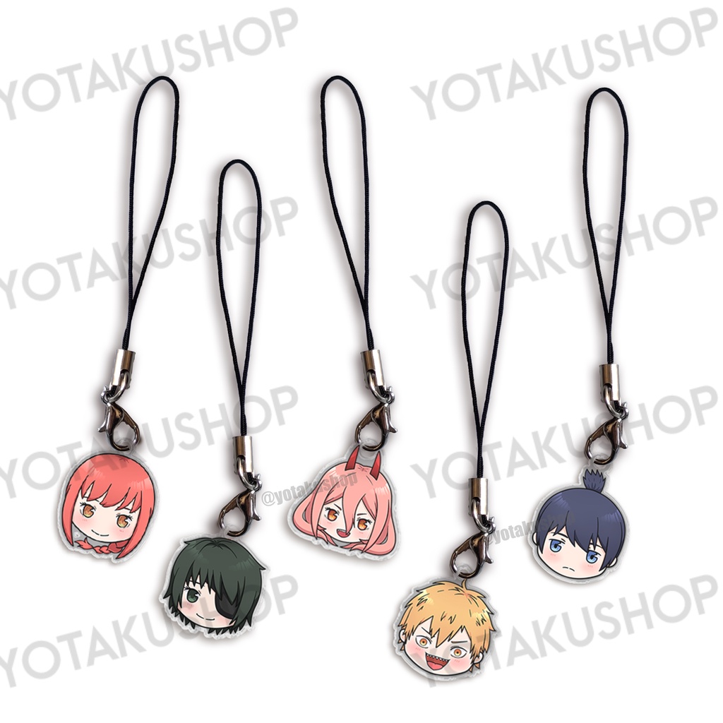 Tali Strap Gantungan HP Anime Chainsaw-man Fanmerch YOTAKUSHOP
