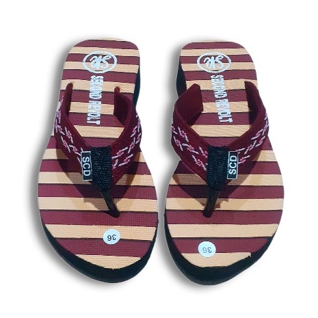 Sandal Wedges Wanita LAPIS BELANG Terbaru